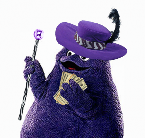 grimace of mcdonalds fame